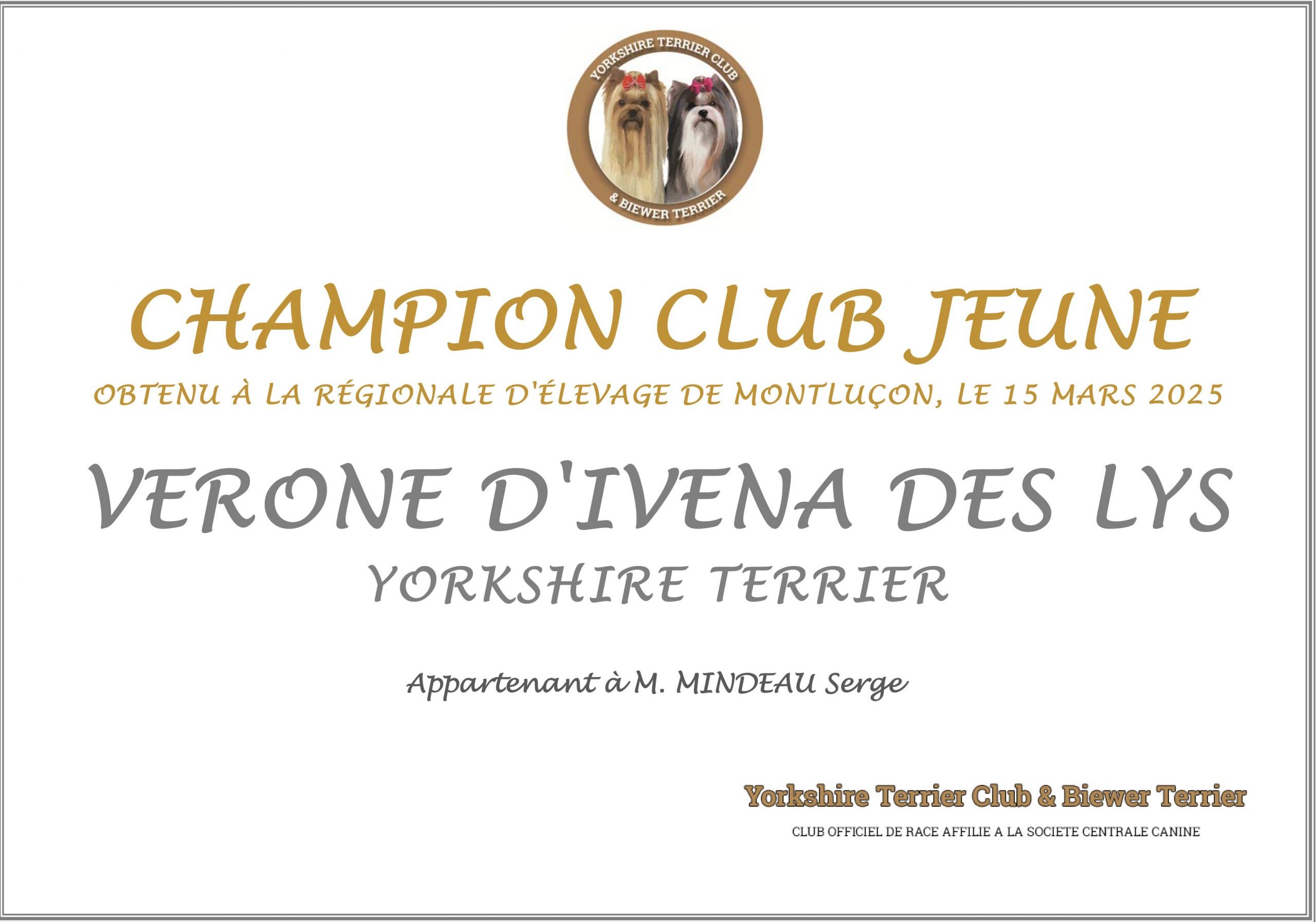 Microsoft Word - DIPLOME champion club jeune verone d'ivena des